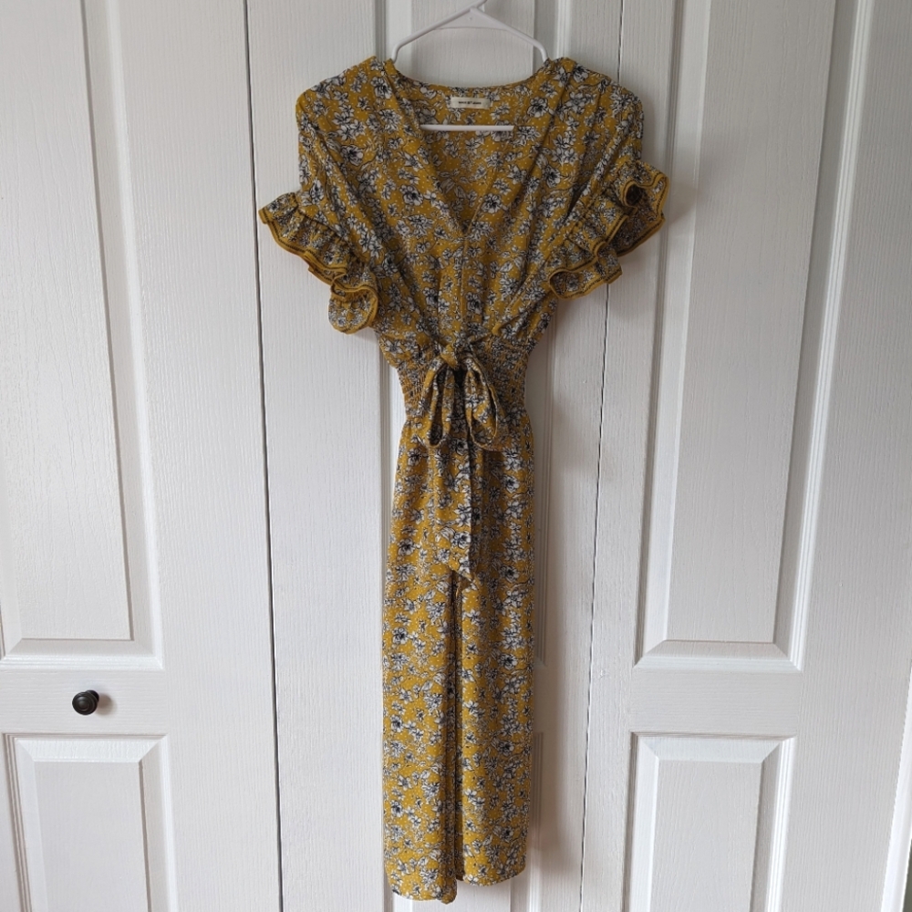 Max studio midi dress, yellow Small
